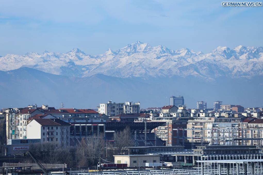 In Bildern Winterlandschaft In Turin Italien Xinhua German News Cn