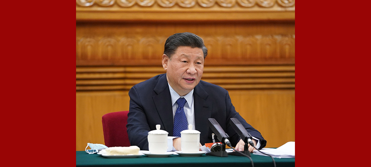 Xi betont qualitativ hochwertige Entwicklung und Verbesserung des Wohlbefindens der Menschen