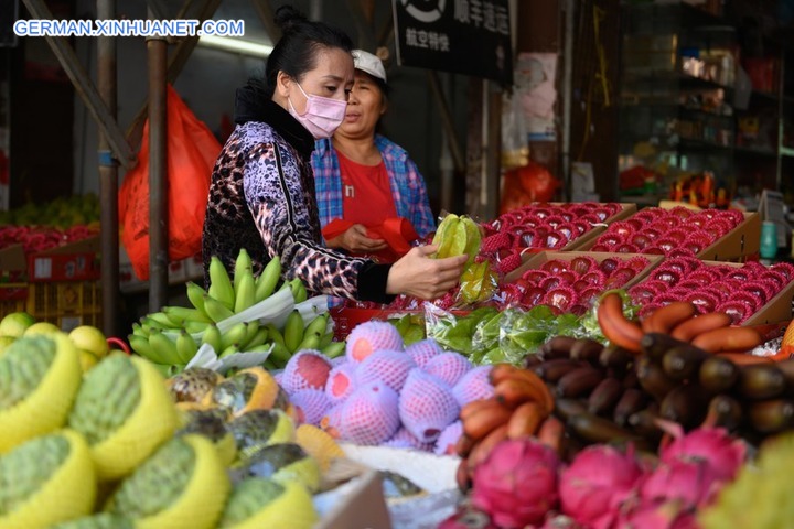 Chinas Verbraucherpreise bleiben niedrig und Inflation der Erzeugerpreise lässt nach
