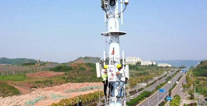 China hat mehr als 1,85 Millionen 5G-Basisstationen im Einsatz