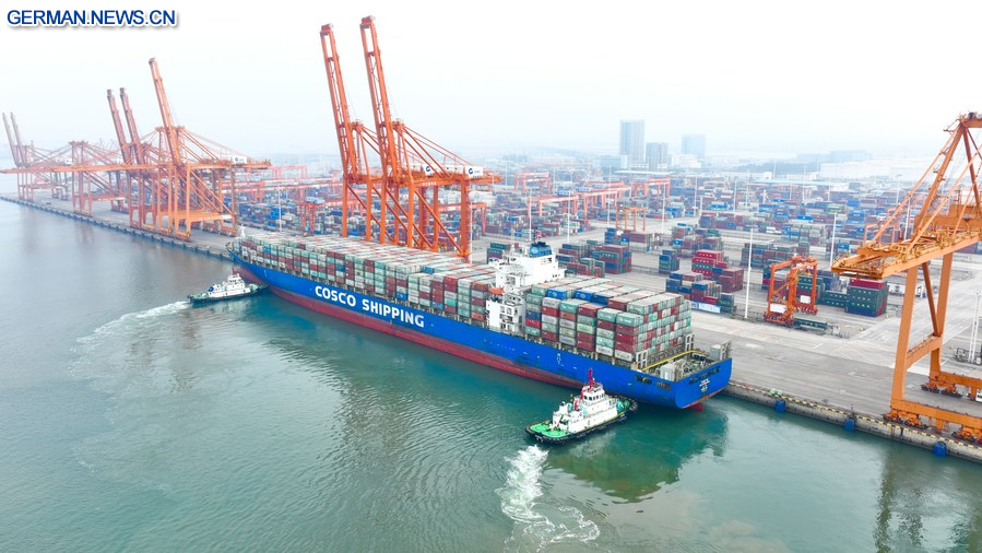 Chinas intermodaler Güterverkehr entlang des Neuen Internationalen Handelskorridors steigt