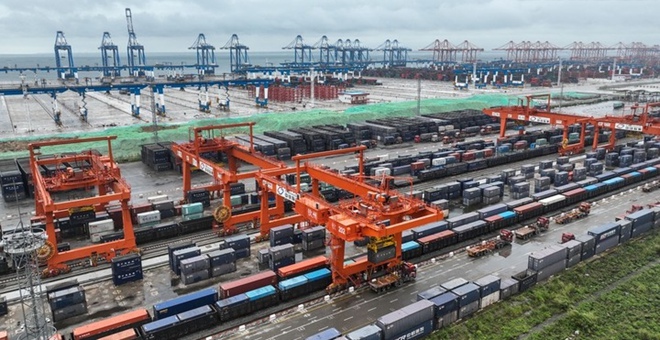 Chinas Index für Exportcontainertransport steigt im Mai