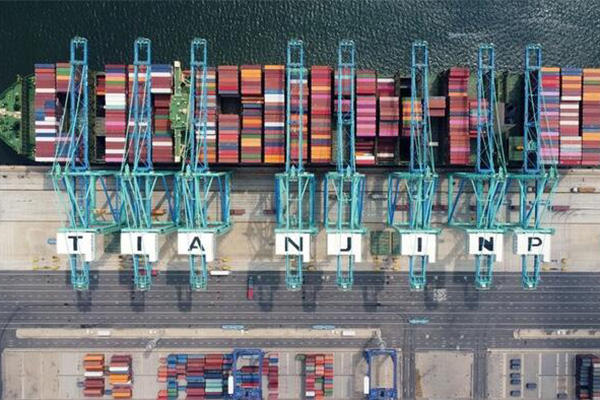 Außenhandel von Tianjin in Nordchina zu mehr als 40 Prozent von BRI-Partnern getragen