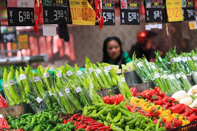 Chinas Verbraucherpreisindex steigt im März um 0,1 Prozent