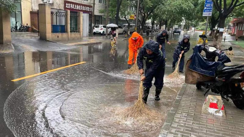 Regenstürme treffen Beijing