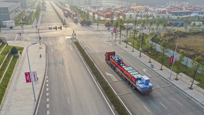 Chinas Straßengüterverkehr legt im ersten Halbjahr zu