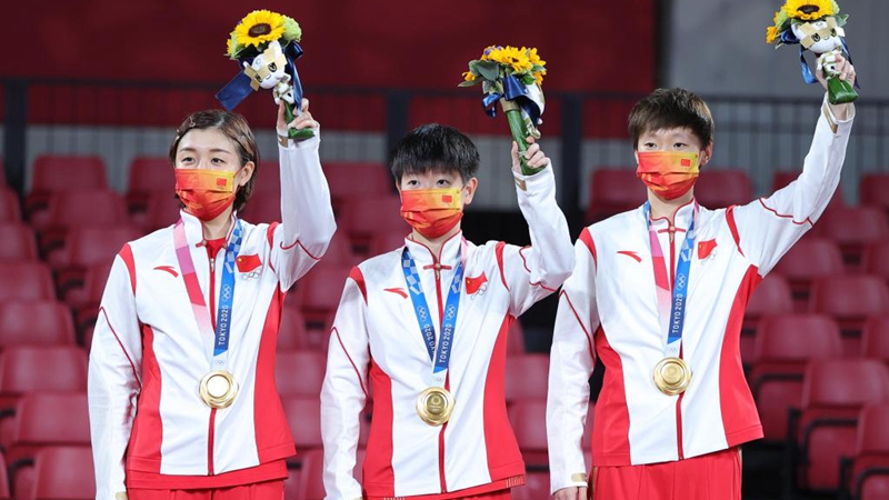 Olympia in Tokio: China holt Gold im Tischtennis-Teamwettbewerb der Frauen