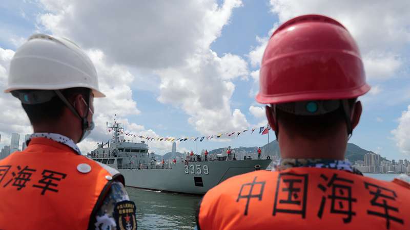 Garnison der chinesischen Volksbefreiungsarmee in Hongkong schließt 24. Rotation ab