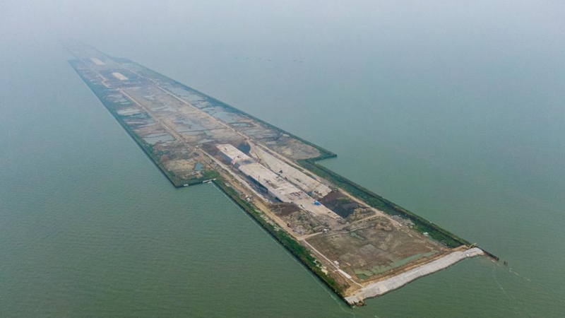 Chinas längster Unterwasser-Autobahntunnel befindet sich im Bau