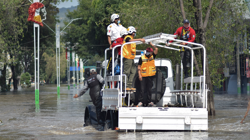 Überschwemmungen töten 17 Krankenhauspatienten in Zentralmexiko