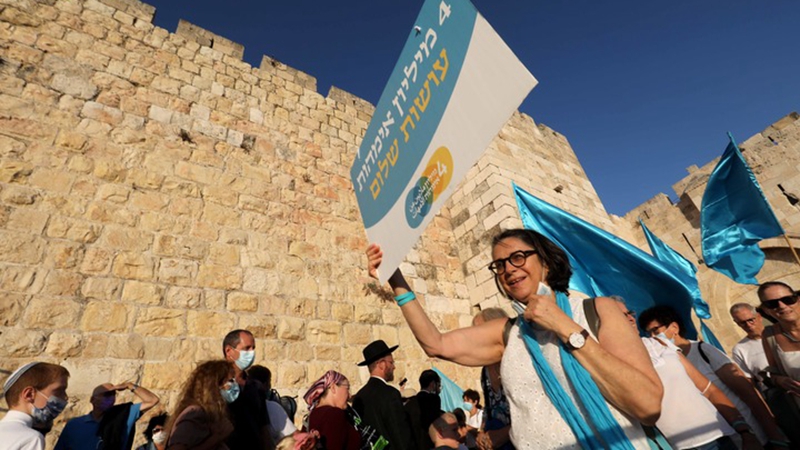 Jüdische und arabische Frauen demonstrieren für Frieden in Jerusalem