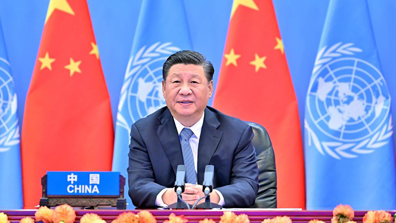 Chinesischer Staatspräsident hält Rede bei Eröffnungszeremonie der 2. globalen Konferenz der UN für nachhaltigen Verkehr