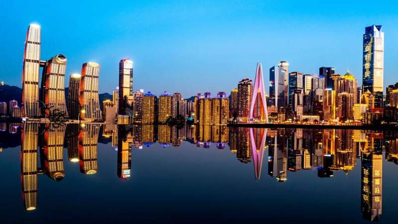Ansicht des Chengdu-Chongqing-Wirtschaftskreises