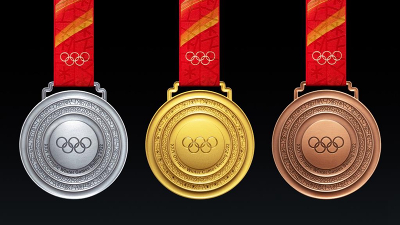Design der Medaillen von Olympischen Winterspielen 2022 in Beijing enthüllt