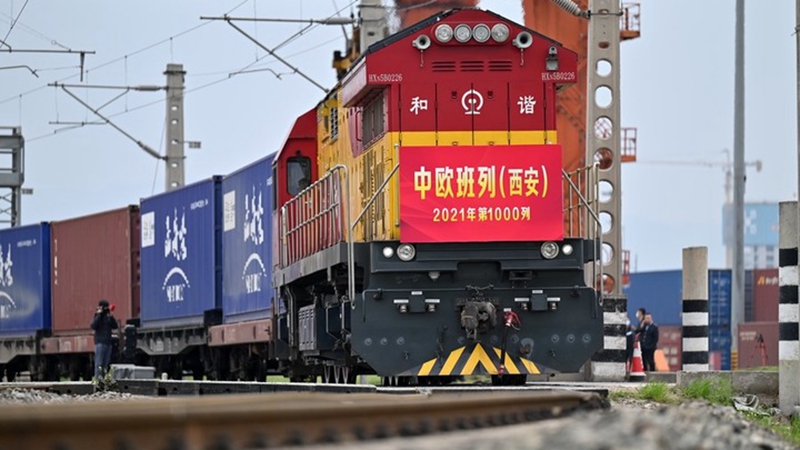 China-Europa-Güterzüge erleichtern reibungslose Weihnachtsexporte