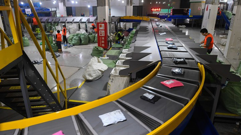 Chinesische Stadt Jinhua fertigt 2021 mehr als zehn Milliarden Expresspakete ab