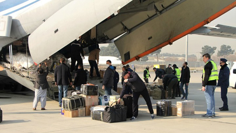 Erste Lieferung humanitärer Hilfe aus Russland trifft in Afghanistan ein