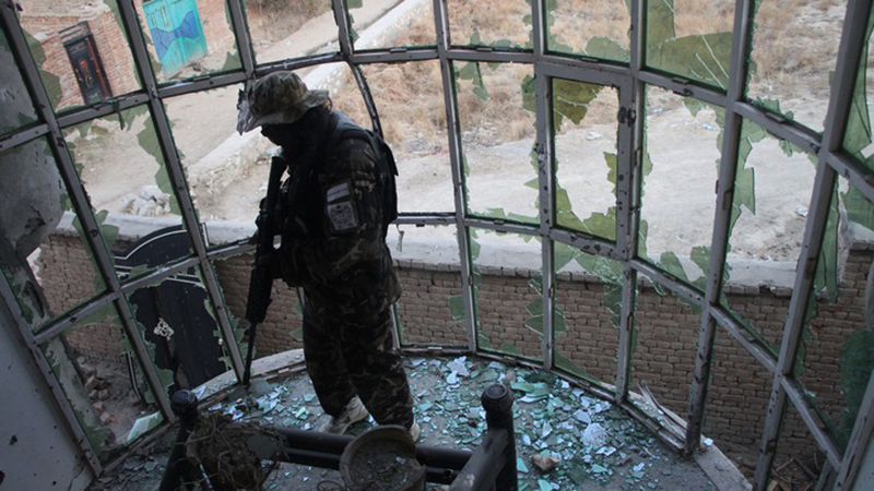 Afghanische Sicherheitskräfte töten ein IS-Mitglied in Kabul