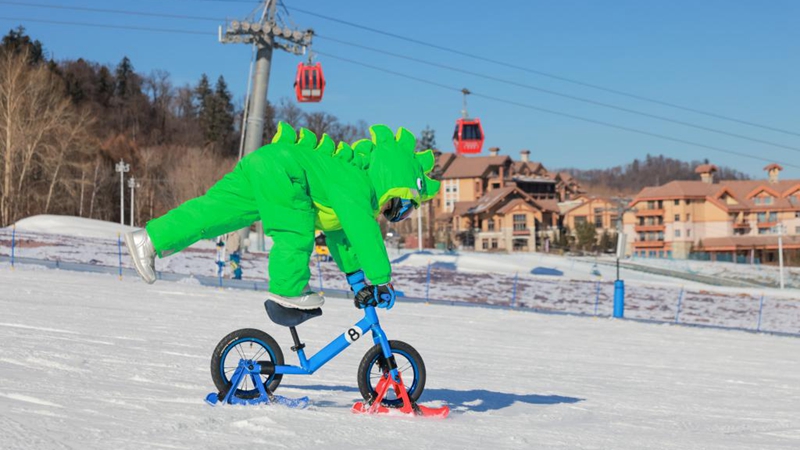 Spaß und Begeisterung am Skifahren bei Kindern geweckt