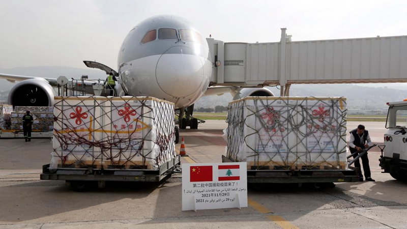 Libanon erhält medizinische Spende aus China