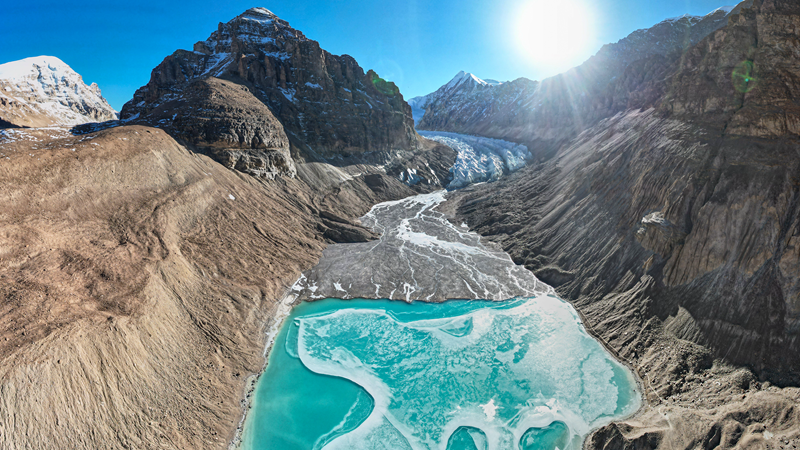 In Bildern: Gletscherlandschaft in Tibet