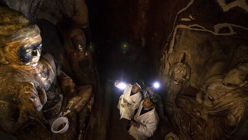 China verstärkt Schutz und Nutzung von Höhlentempeln