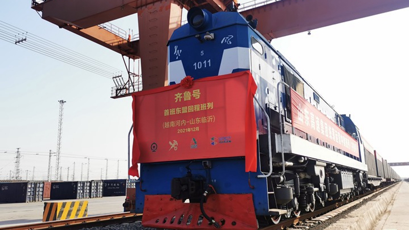 Güterzugverbindung erleichtert Handel zwischen Shandong und ASEAN-Ländern