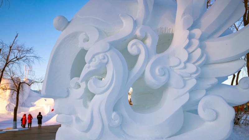 28. Schneeskulpturen-Wettbewerb endet in Harbin