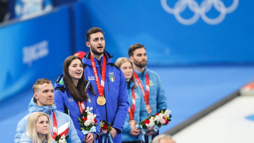Italien holt Curling-Gold im gemischten Doppel beim Finalspiel gegen Norwegen