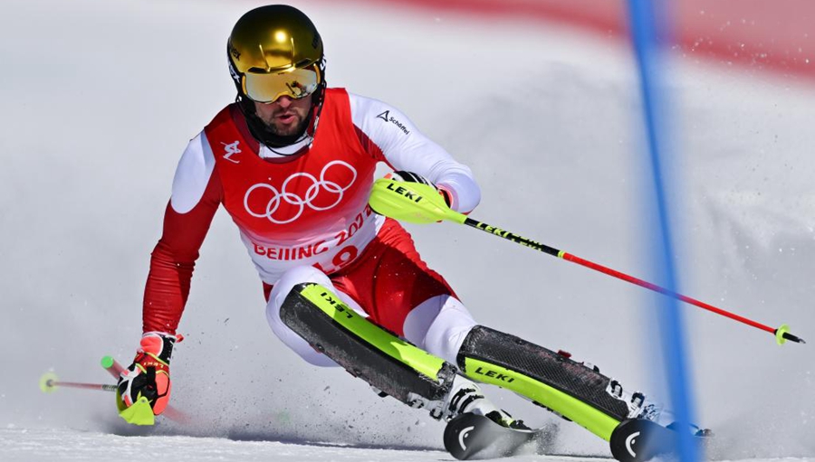 Ski Alpin: Johannes Strolz gewinnt Silbermedaille im Slalom der Herren