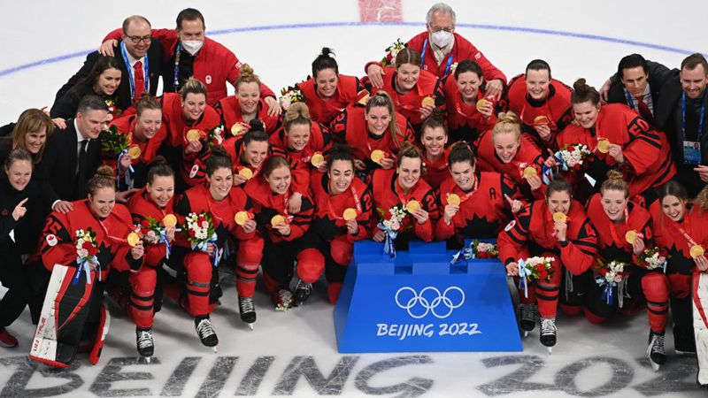 Beijing 2022: Kanada besiegt die USA im Eishockey-Goldmedaillenspiel der Damen
