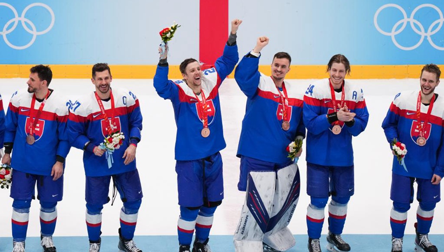 Slowakei sichert sich Bronzemedaille des Herren-Eishockey