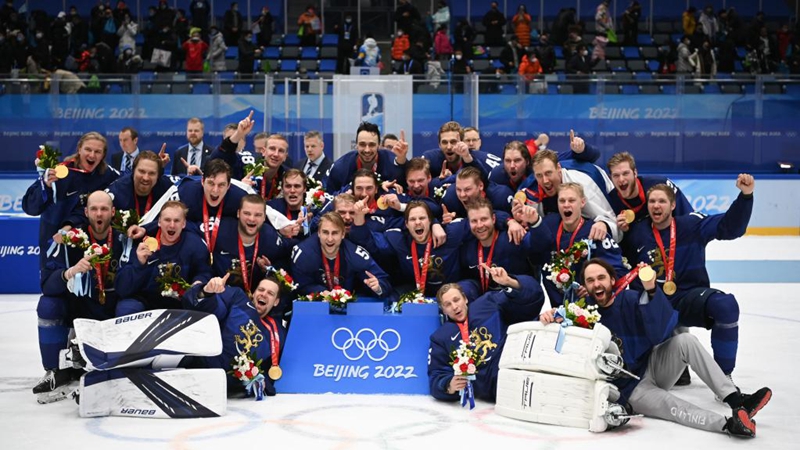 Finnlands Eishockey-Männer holen Gold bei Beijing 2022