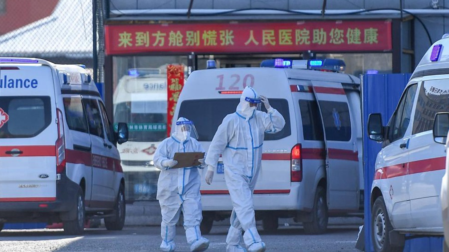 Drei provisorische Krankenhäuser in Stadt Jilin in Betrieb genommen
