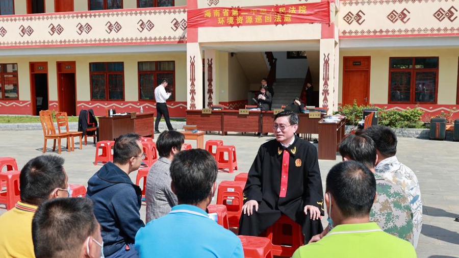 Kreisgericht schärft Umweltbewusstsein in Südchina