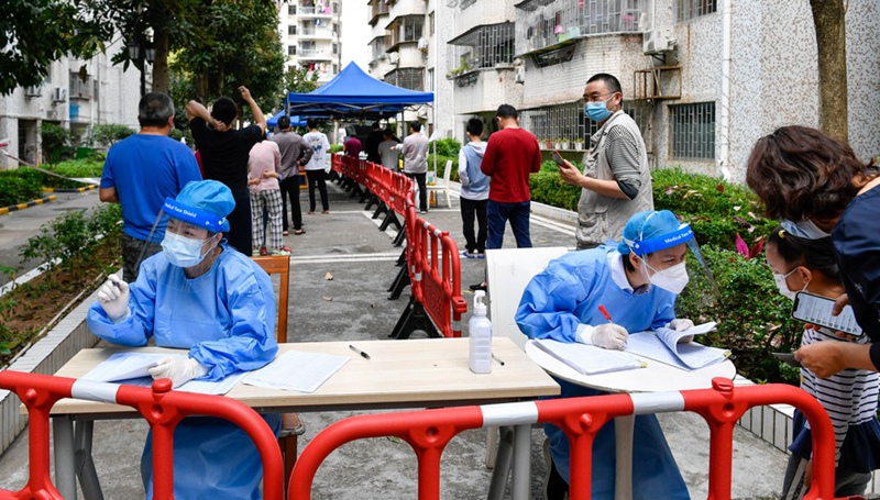 Shenzhen in China nimmt nach COVID-19-Ausbruch wieder Normalbetrieb auf