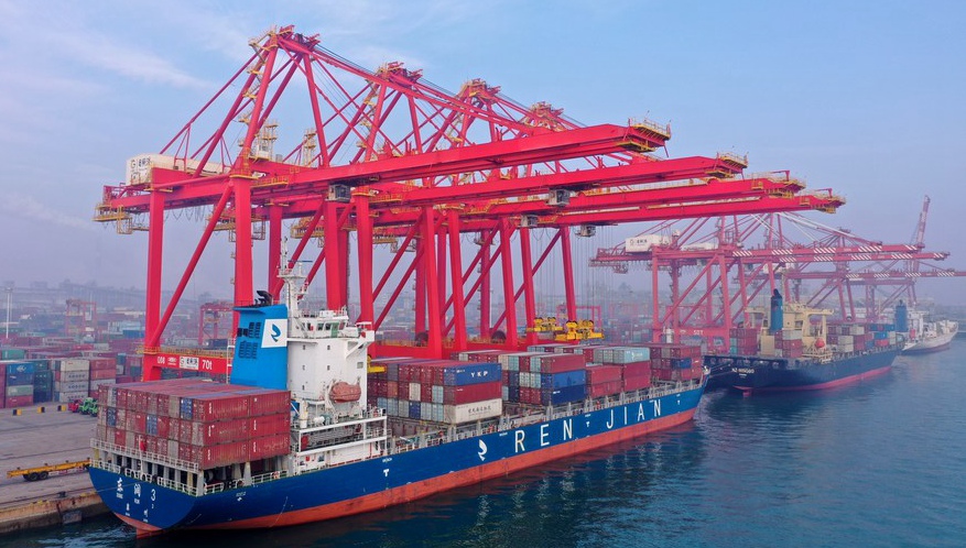 Chinas Fracht- und Containerumschlag steigt im laufenden Jahr