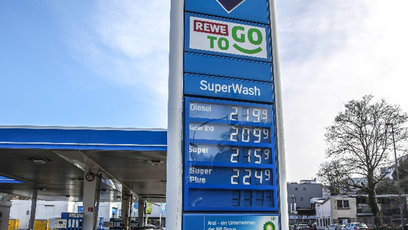 Niederlande, Dänemark und Deutschland mit höchsten Kraftstoffpreisen in Europa
